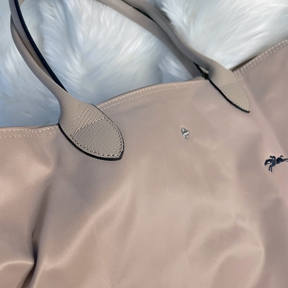 Longchamp le Pliage tote brand new never used taupe - Picture 3 of 6